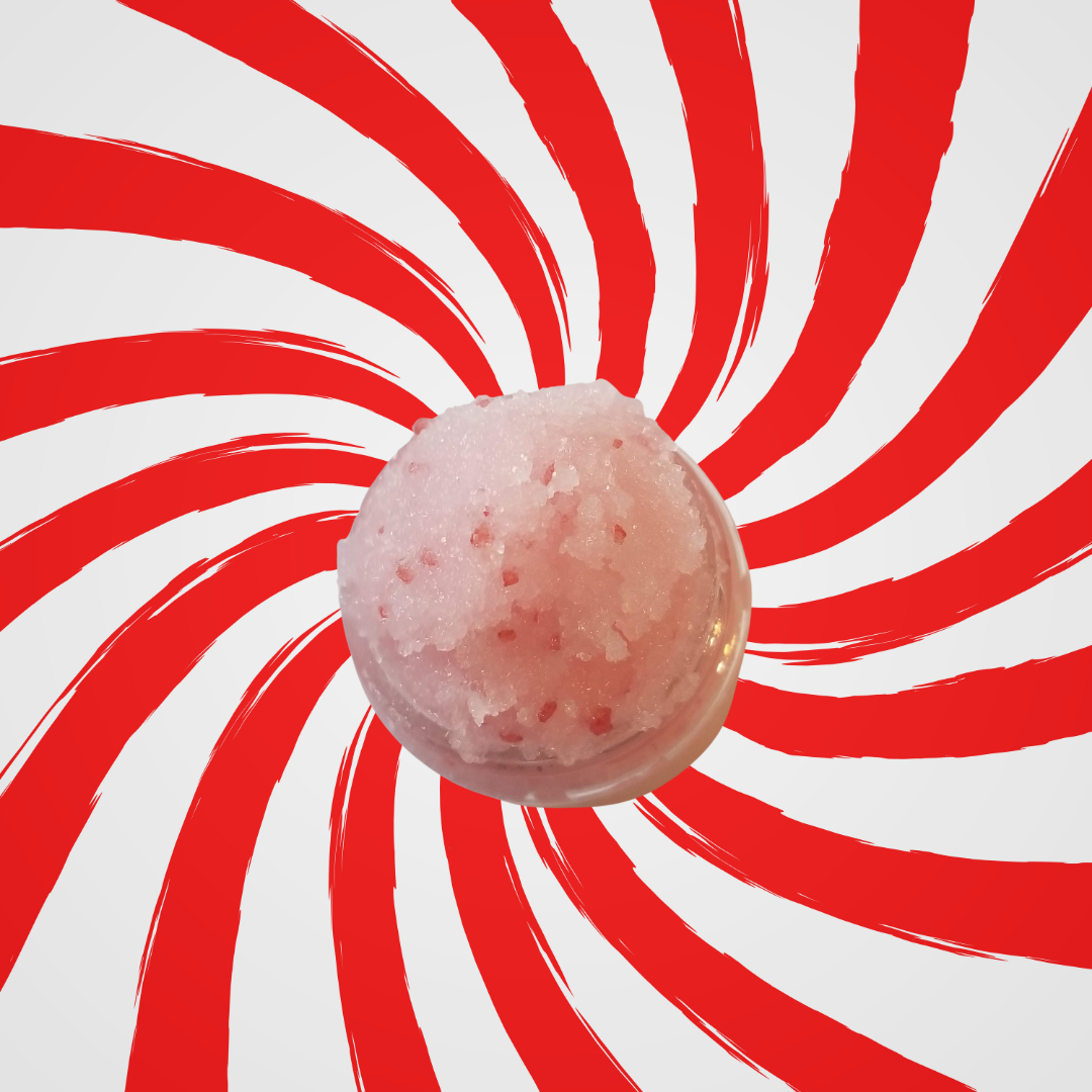 peppermint lip scrub