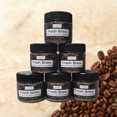 fresh brew coffee exfoliating lip scrub