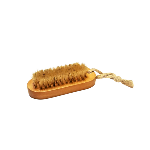 dual-sided wood nail scrub brush