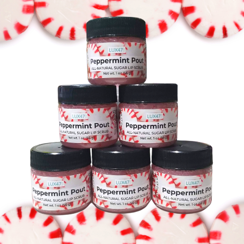 peppermint lip scrub