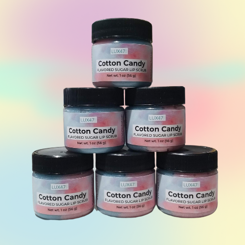 Cotton Candy Sugar Lip Scrub - Lux 47 Co.