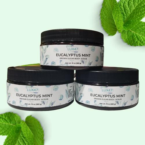 eucalyptus mint brown sugar body scrub