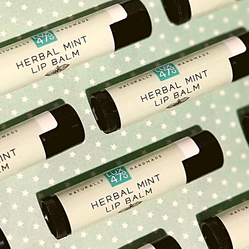 herbal mint lip balm