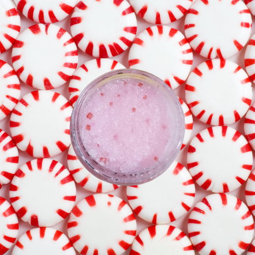 peppermint lip scrub