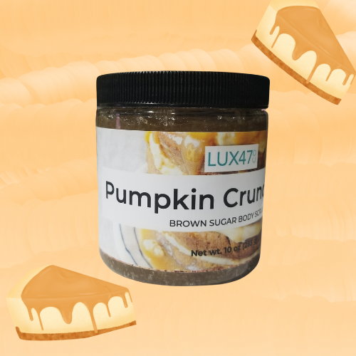 pumpkin crunch cake brown sugar body scrub