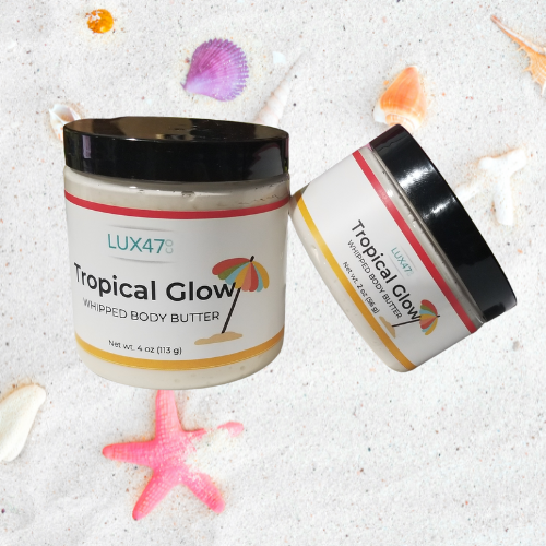 tropical glow whipped body butter